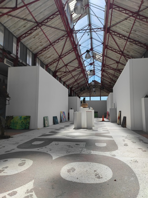 Halle Roublot en préparation de Entrez c'est ouvert 2025 - Fontenay sous bois